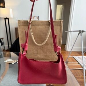 Madewell Sydney pink leather bag